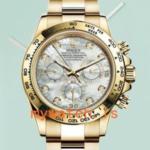 Rolex Daytona 40mm Mens 116508WMDO Yellow Gold-tone: A Timeless Masterpiece