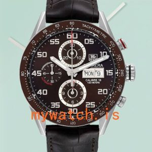 Tag Heuer Carrera CV2A1S.FC6236 43mm Mens Brown Dial: A Timeless Masterpiece