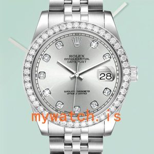 Rolex Datejust Unisex 36mm 116244 Silver-tone Silver Dial: Genuine vs. Replica