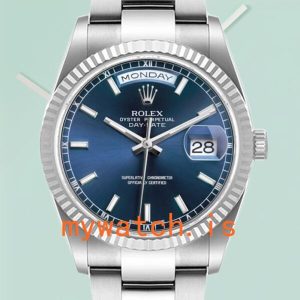 Rolex Day-Date Mens 118239 36mm Blue Dial: Authentic vs. Replica