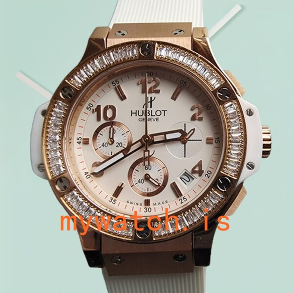Hublot Big Bang Ladies/Mens 38mm/44mm 341.PE.230.RW.114 Rubber Band: A Fusion of Elegance and Innovation