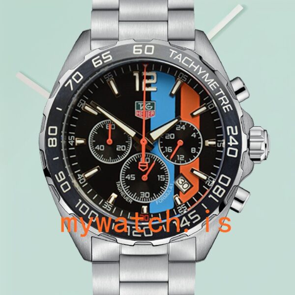 Tag Heuer Formula 1 Men 43mm Formula1BKSB-001 Black Dial Silver-tone: A Timeless Piece
