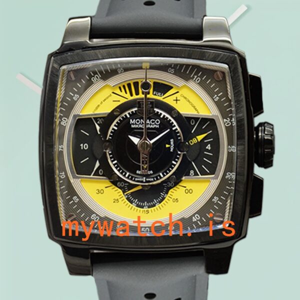 Tag Heuer Monaco 43mm Men MonacoBKAR-005 Quartz: Genuine vs. Replica