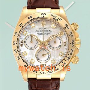 Rolex Daytona Men’s 40mm 116518 Automatic Leather Strap: A Timeless Masterpiece