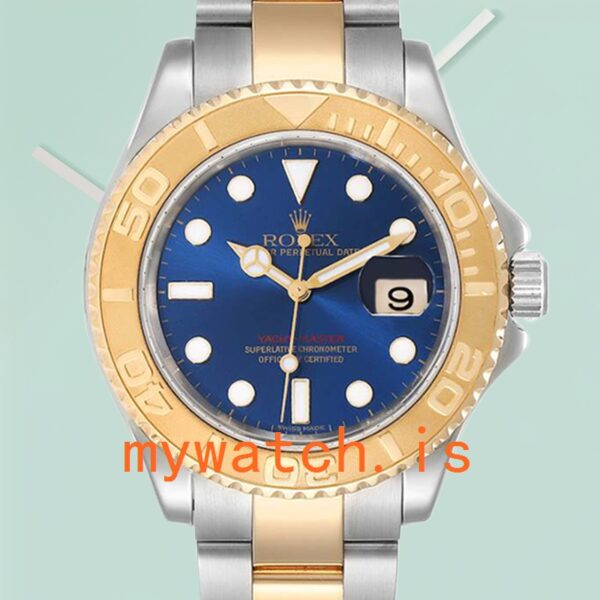 Rolex Yacht-Master 40mm 16623BLSO Men’s Silver-Tone: Authentic vs. Replica