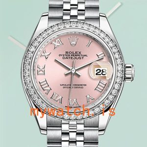 Rolex Datejust m279384rbr-0005 Ladies 28mm Pink Dial: Genuine vs. Replica