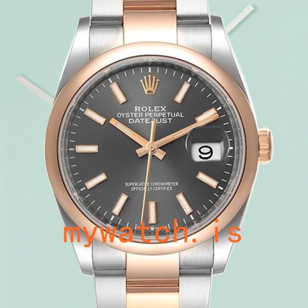 Rolex Datejust Men’s m126201-0014 36mm Oyster Bracelet: Genuine vs. Replica