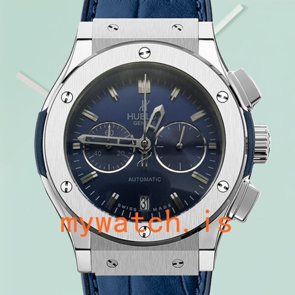Hublot Classic Fusion Men’s 44mm 521.NX.7170.LR Blue Dial: Genuine vs. Replica